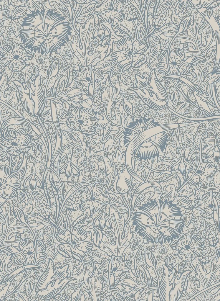Sandberg Carta da parati Caroline - Indigo Blue