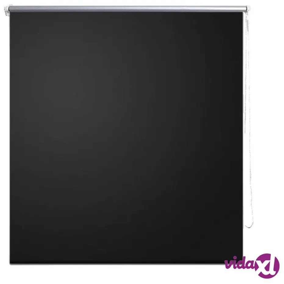 vidaXL Tenda a Rullo Oscurante 120 x 230 cm Nera