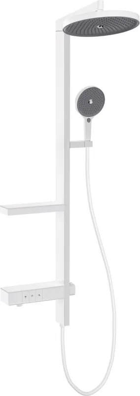 Mexen Dizzy set doccia esterno con soffione e rubinetto, bianco - 78104-20