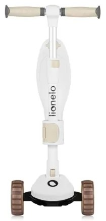 Lionelo - Monopattino 2in1 FRANKY bianco/beige per bambini
