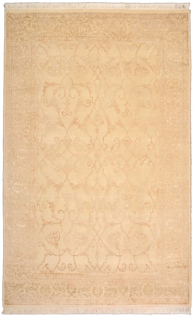 Tabriz Tappeto 270 x 170 Beige (Indian) Annodato A Mano