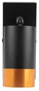 Faretto da parete 1xGU10/35W/230V nero/oro
