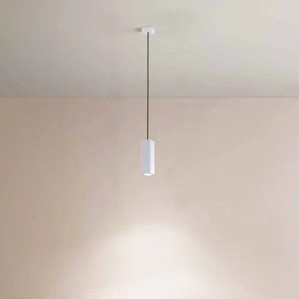 Lampada sospesa 1 luce GU10 - moderna 6 cm ALOA Bianco piccolo