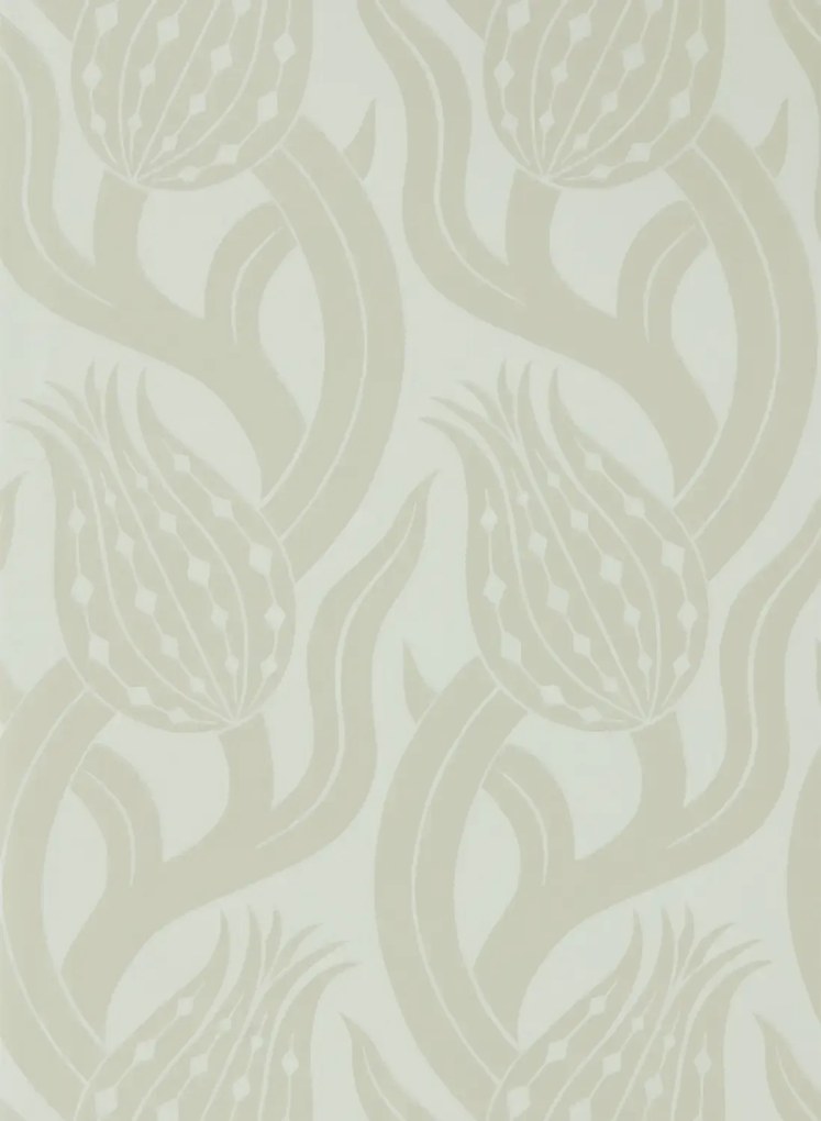 Zoffany Tapete Persian Tulip - Silver