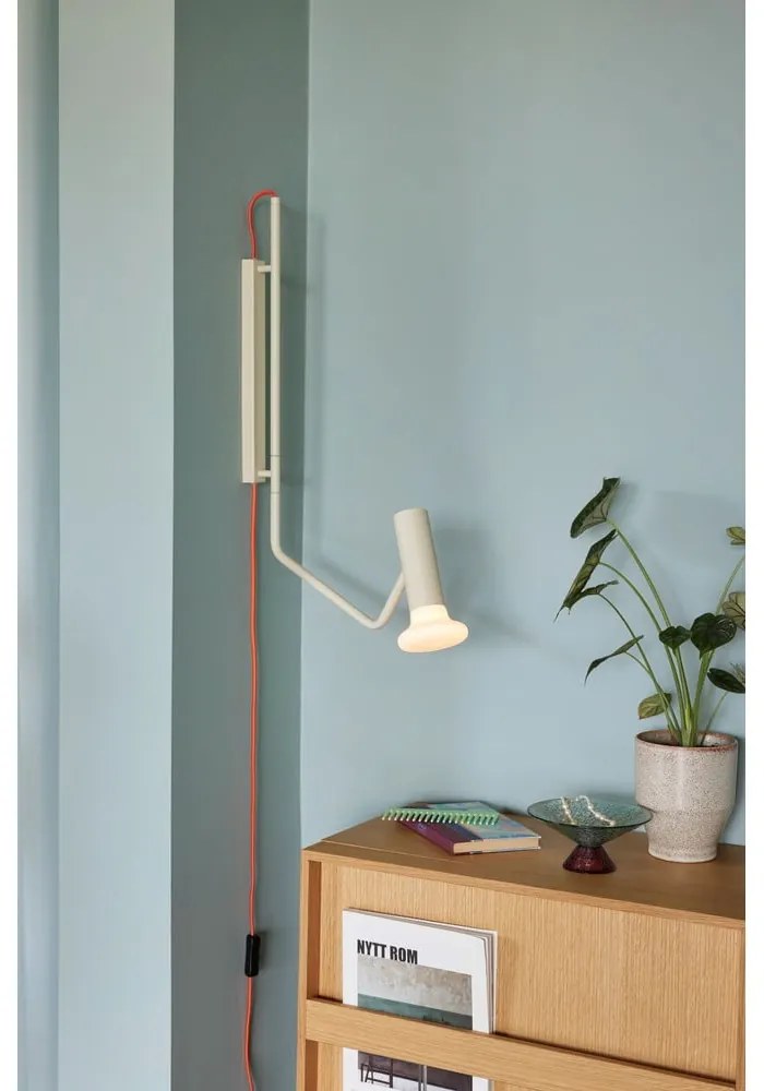 Lampada da parete beige Wally - Hübsch
