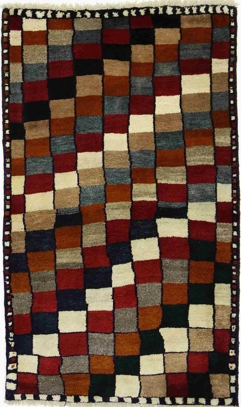 Gashghai Tappeto 90 x 150 Rosso (Iran) Annodato A Mano