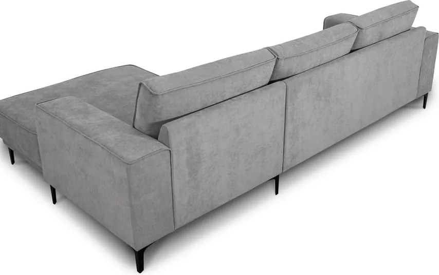 Divano angolare grigio (con penisola a destra/con chaise lounge) Copenhagen – Scandic