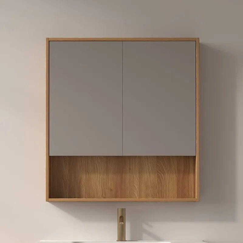 Specchio bagno contenitore 75 cm stile scandinavo | KAM-NORTH-75 - KAMALU