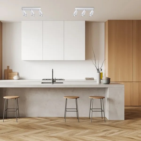 Faretto FIORE 3xGU10/8W/230V bianco