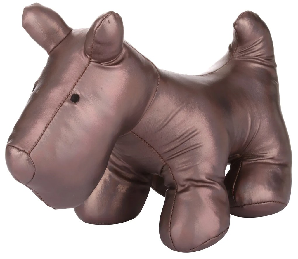 Cane fermaporta marrone 32x22x17 cm