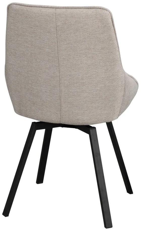 Sedia girevole beige Alison - Rowico