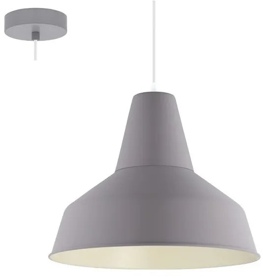 Eglo 54963 - Lampadario a sospensione con filo SOMERTON-P 1xE27/60W/230V