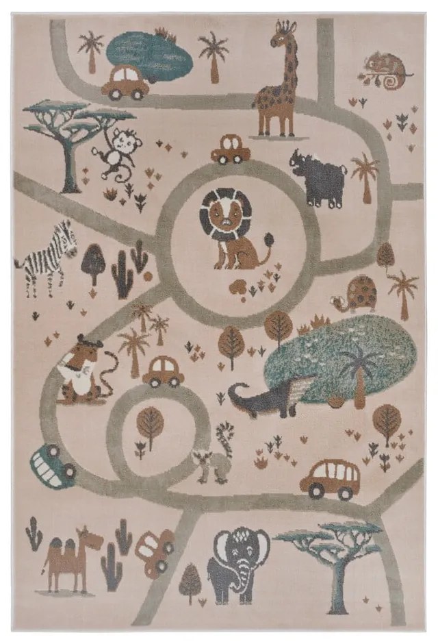 Tappeto per bambini beige 160x235 cm Animal Park - Hanse Home