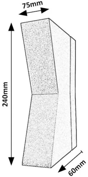Rabalux 77066 - Applique a LED da esterno TEMSE LED/6W/230V IP65 antracite