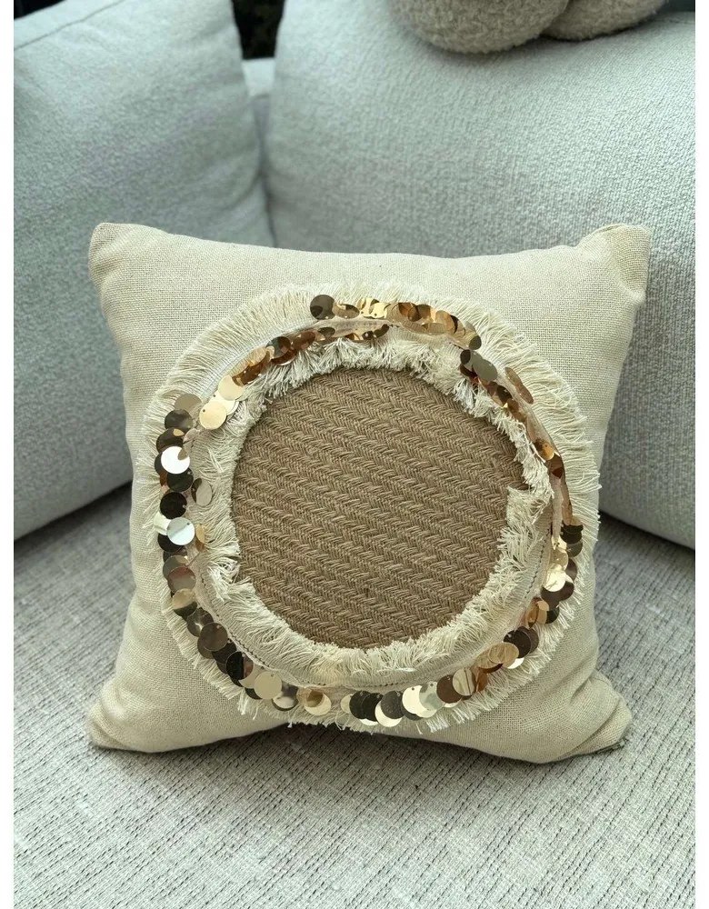 Federa decorativa 43x43 cm Sequins – Mioli Decor