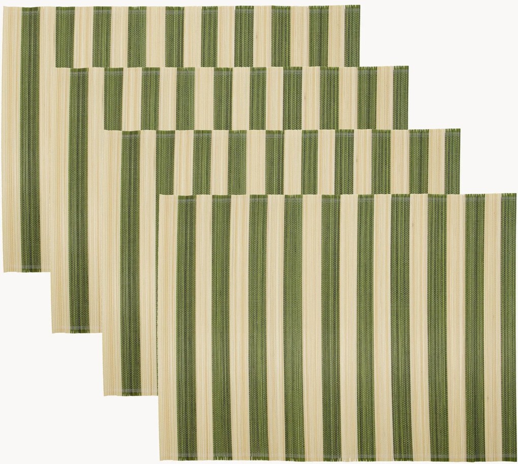 Tovagliette americane fatte a mano Rayas 4 pz