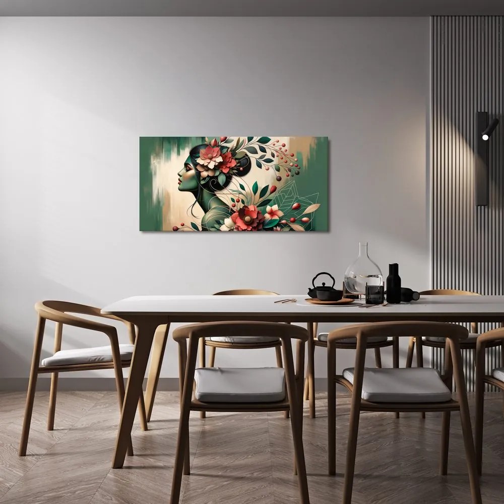 Quadro su tela – Musa dei fiori