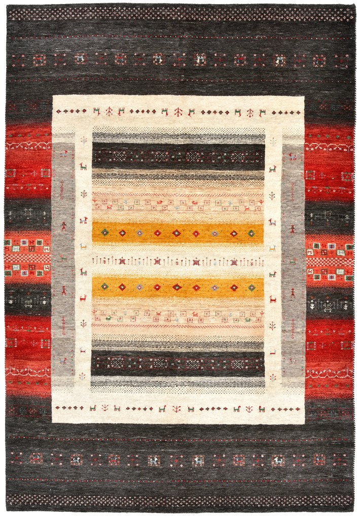 Loribaft Tappeto 170 x 240 (Indian) Annodato A Mano