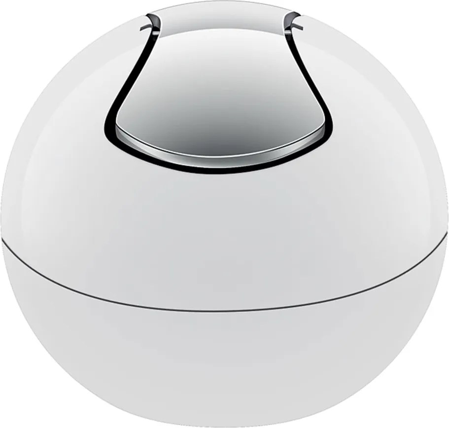 Cestino per la spazzatura bianco in plastica 1 l Bowl – Spirella