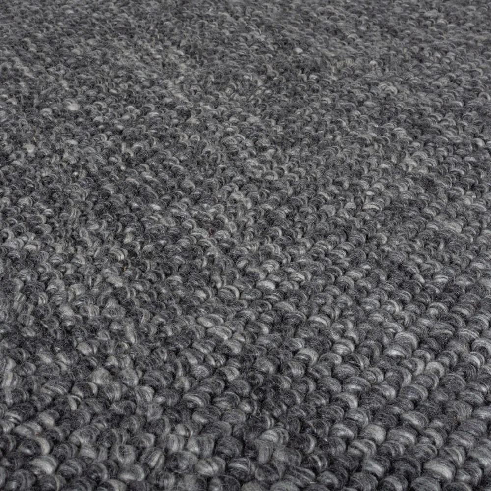 Tappeto in lana grigio scuro 60x230 cm Minerals - Flair Rugs