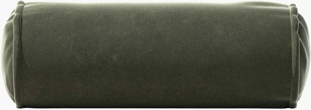 Cuscino per divano in velluto Vetsak, Ø 16 x L 40 cm