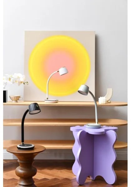 Immax NEO 08996L - Lampada da tavolo LED dimmerabile con un ricarica wireless PERLA LED/6W/230V