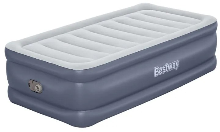 Letto Gonfiabile Bestway Tritech Singolo 191x97x51 cm Supporta fino a 150 kg si Gonfia in 3 Minuti con Rinforzo Perimetrale