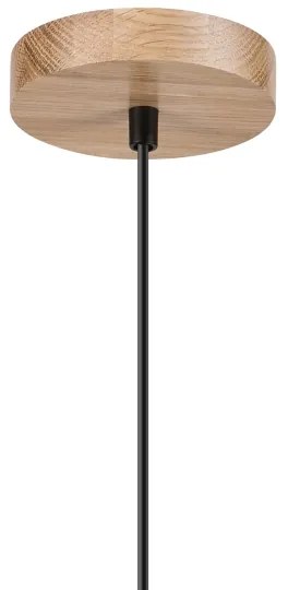 Brilagi - Lampadario a sospensione con filo WOODY BASKET 1xE27/60W/230V quercia