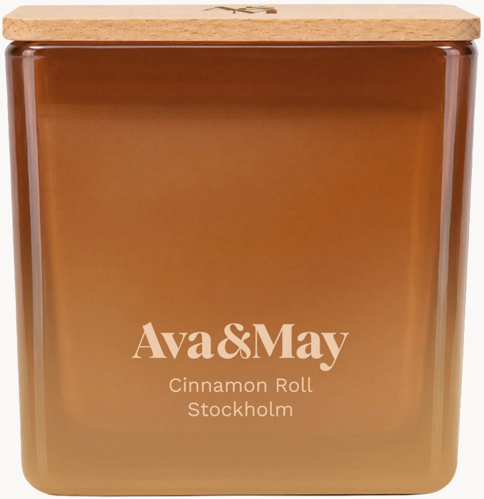 Candela profumata alla cannella (vaniglia, cannella e caramello) Cinnamon Roll