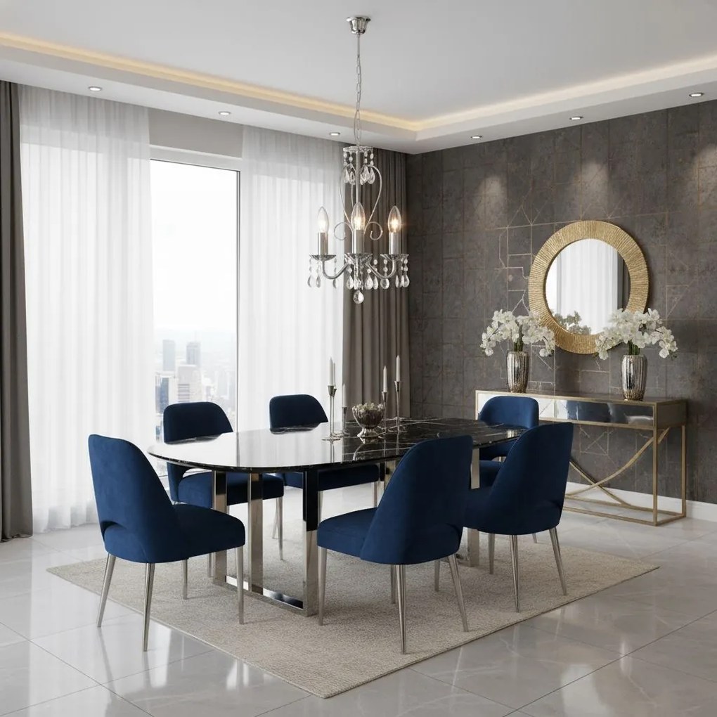 Lampada da soffitto EBT011-3CP CHROME