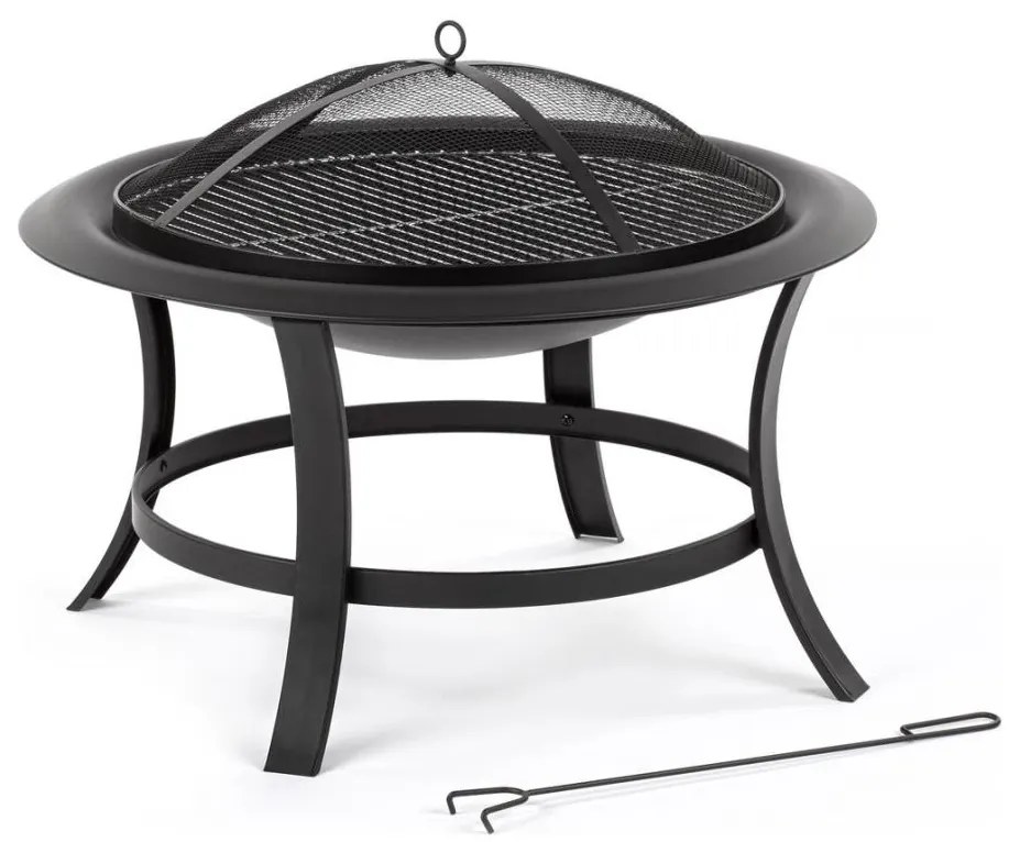 Fieldmann - Anello per falò portatile con griglia d. 74 cm