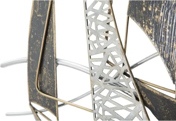 Pannello decorativo in ferro con trama barche 91x2,5x55,9 cm Veliero