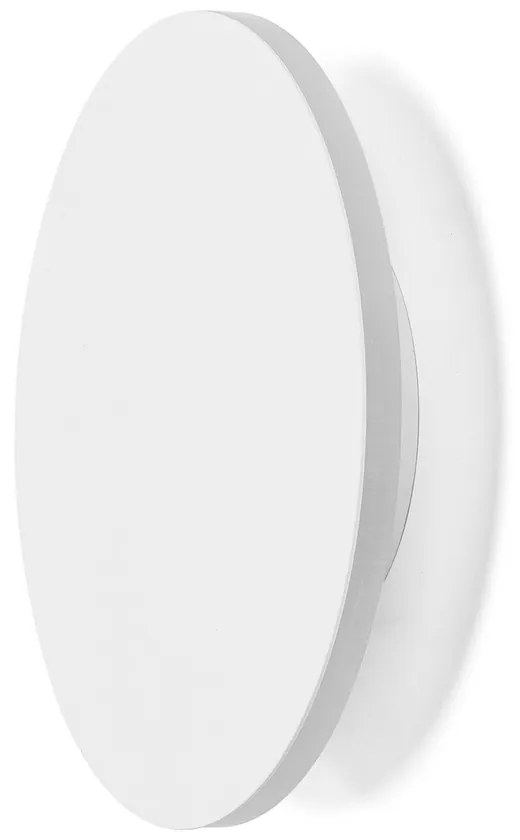 Applique Led da parete Plat 6,5W rotondo Bianco IP20 Bianco freddo 6500K Aigostar