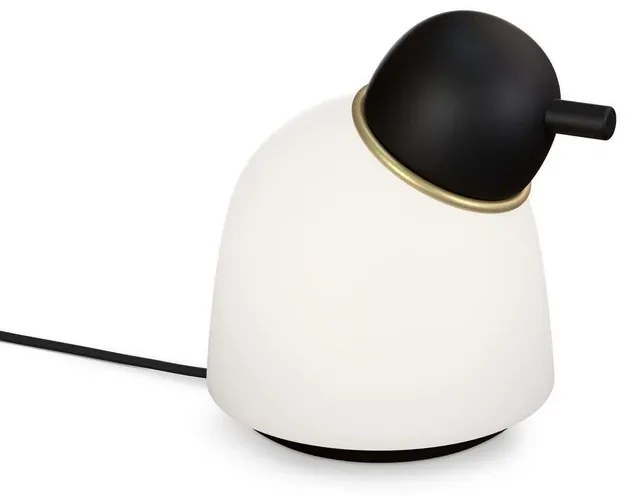 Bird Lampada da Tavolo H21,5 Black/Brass/Opal - Belid