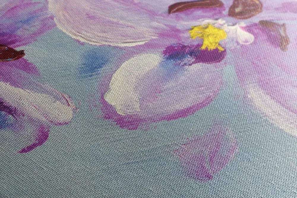 Quadro su tela – Fiori viola romantici