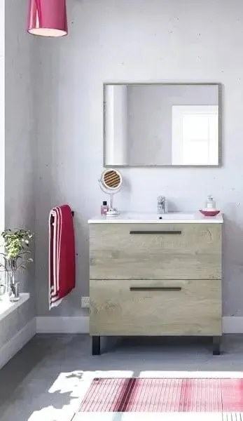 Mobile Bagno Athena 80X45X80 Rovere