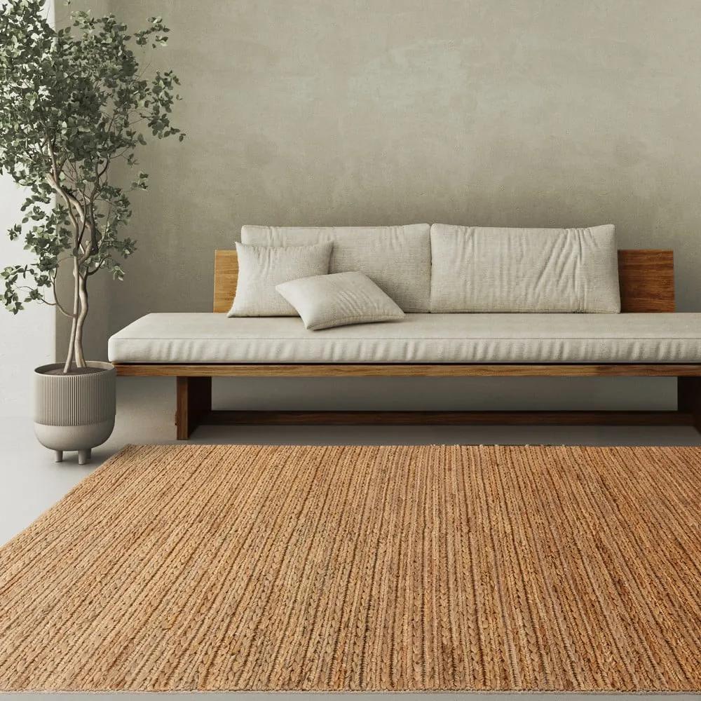 Tappeto in juta tessuto a mano di colore naturale 160x230 cm Oakley - Asiatic Carpets
