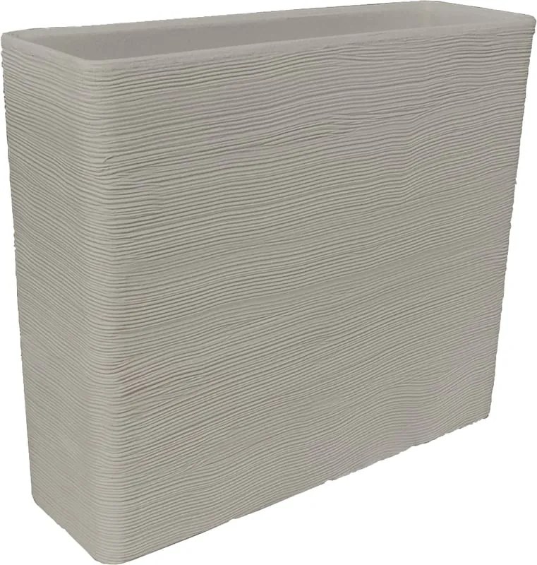 Fioriera SHABBY in polietilene beige H 77 cm L 89 x P 28 cm