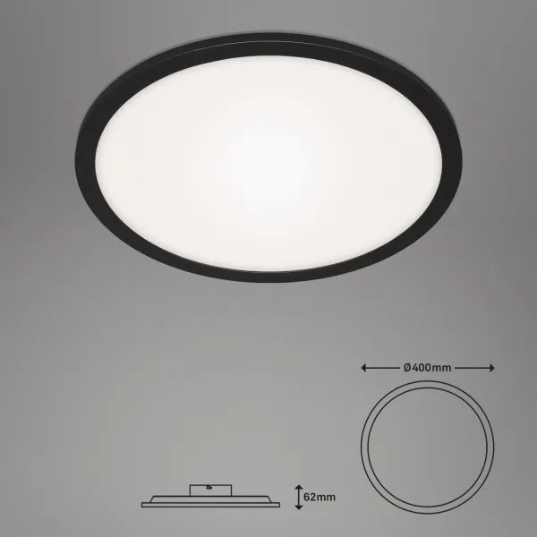 Briloner 7168-015 - Plafoniera LED dimmerabile PIATTO LED/22W/230V nero + +TC