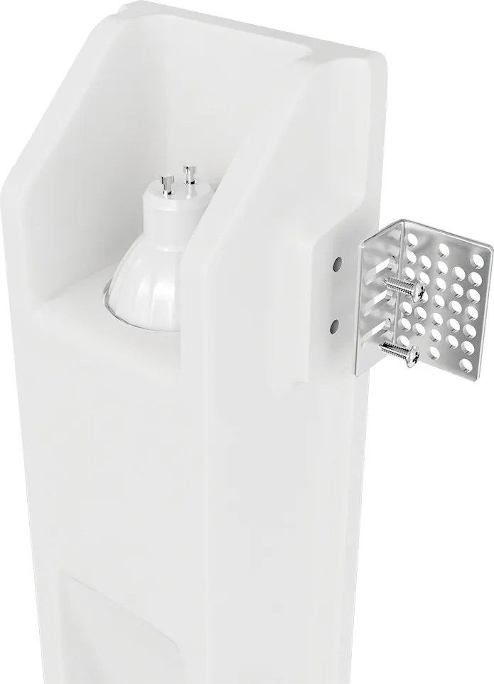 Applique da Incasso Segnapasso GU10 in Gesso Pitturabile SLIM