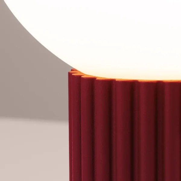Sollux SL.1751 - Lampada da tavolo HALO 1xG9/8W/230V diametro 12 cm rosso