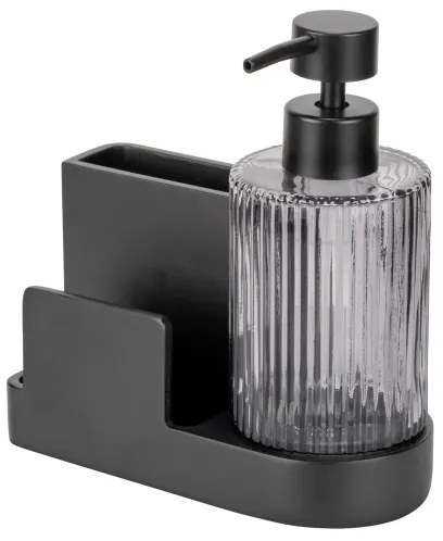 WENKO 54654100 - Organizer PINA 16x17 cm nero