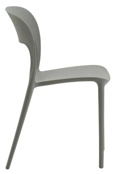 Set di sedie SOUTH BEACH in polipropilene grigio