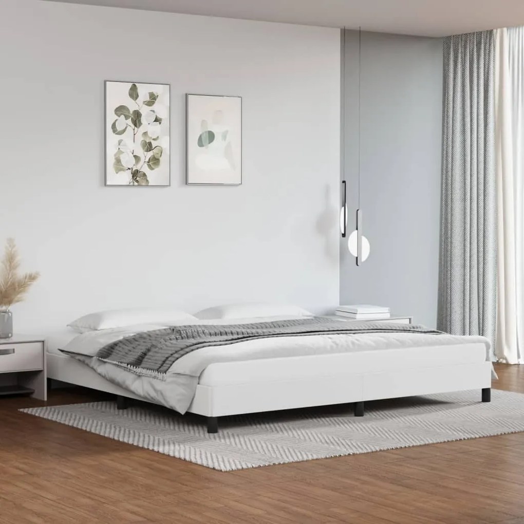 Giroletto Bianco 200x200 Cm İn Similpelle /