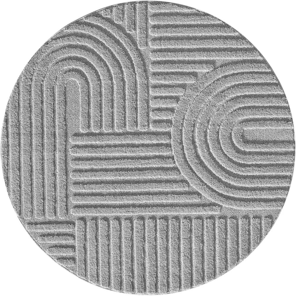 Tappeto rotondo grigio chiaro ø 80 cm Art - Ayyildiz Carpets