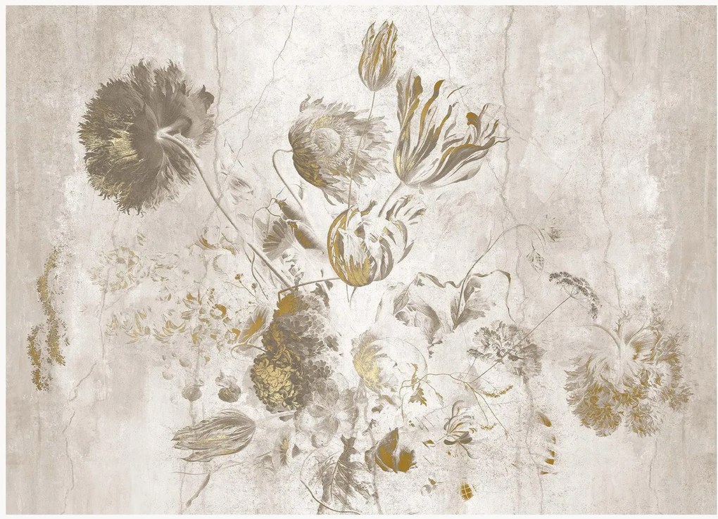 Carta da parati Frans Uyterlinde - Fresco Flowers