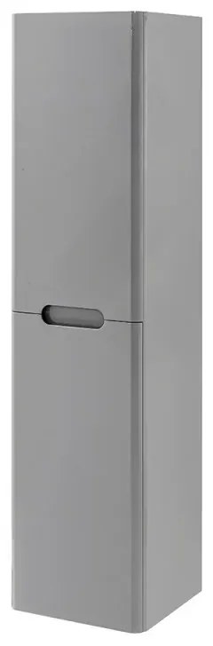 Colonna bagno sospesa 140 cm grigio lucido 2 ante soft-close Stillo