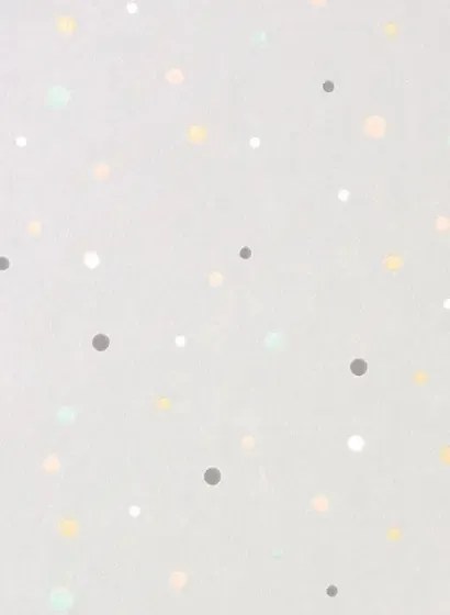 Majvillan Carta da parati Stardust - Soft Grey/ Gold