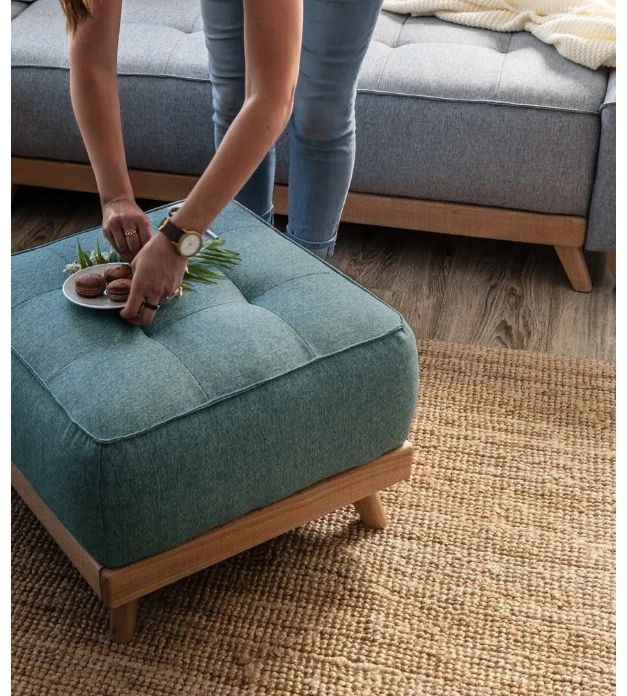 Poggiapiedi turchese Dazzling Daisy - Miuform