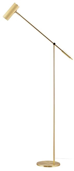 Globen Lighting - Hubble Read Piantana Brushed Brass Globen Lighting